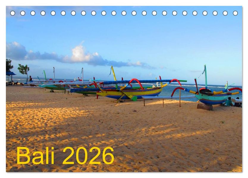 Bali (Tischkalender 2026 DIN A5 quer) CALVENDO Monatskalender