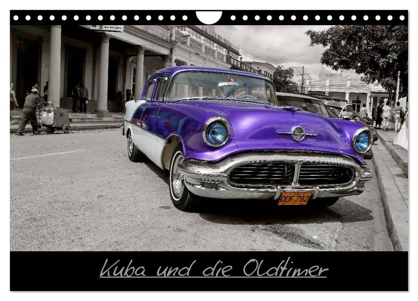 Kuba und die Oldtimer (Wandkalender 2026 DIN A4 quer) CALVENDO Monatskalender