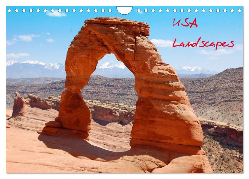 USA Landscapes (Wandkalender 2026 DIN A4 quer) CALVENDO Monatskalender