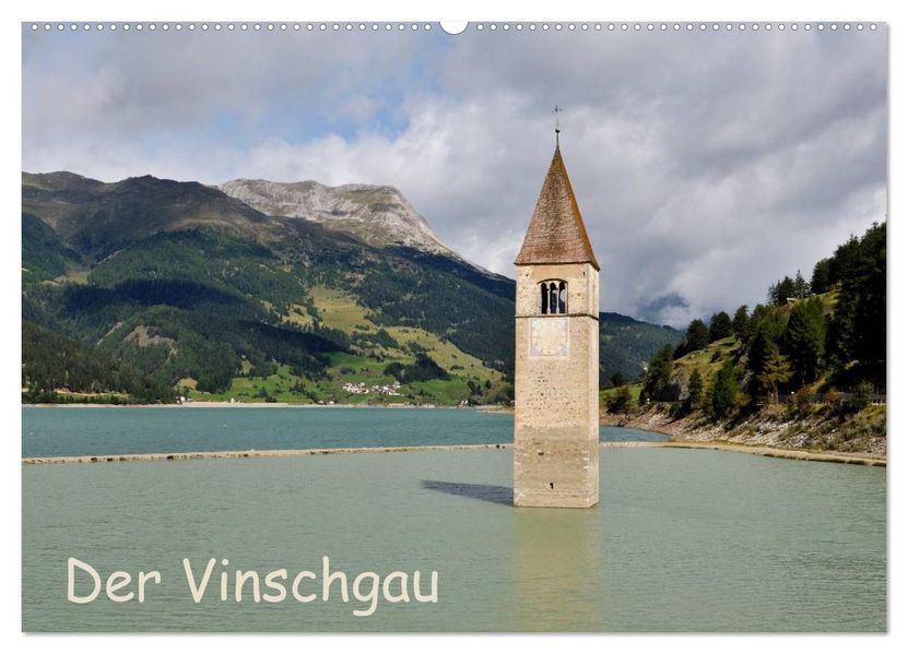 Der Vinschgau (Wandkalender 2026 DIN A2 quer) CALVENDO Monatskalender