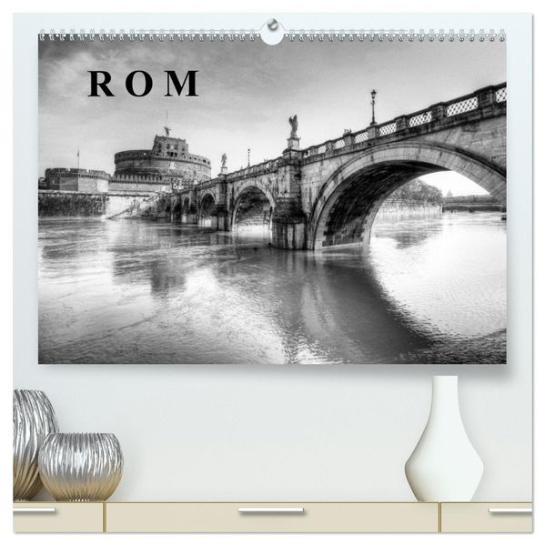 ROM (hochwertiger Premium Wandkalender 2026 DIN A2 quer) Kunstdruck in Hochglanz