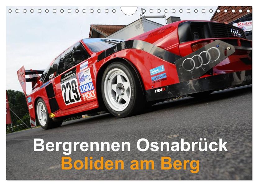 Bergrennen Osnabrück - Boliden am Berg (Wandkalender 2026 DIN A4 quer) CALVENDO Monatskalender