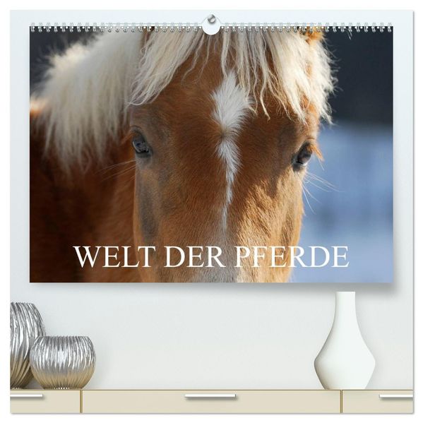 Welt der Pferde (hochwertiger Premium Wandkalender 2026 DIN A2 quer) Kunstdruck in Hochglanz