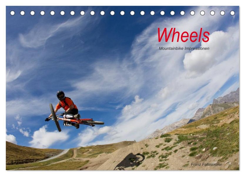 Wheels (Tischkalender 2026 DIN A5 quer) CALVENDO Monatskalender