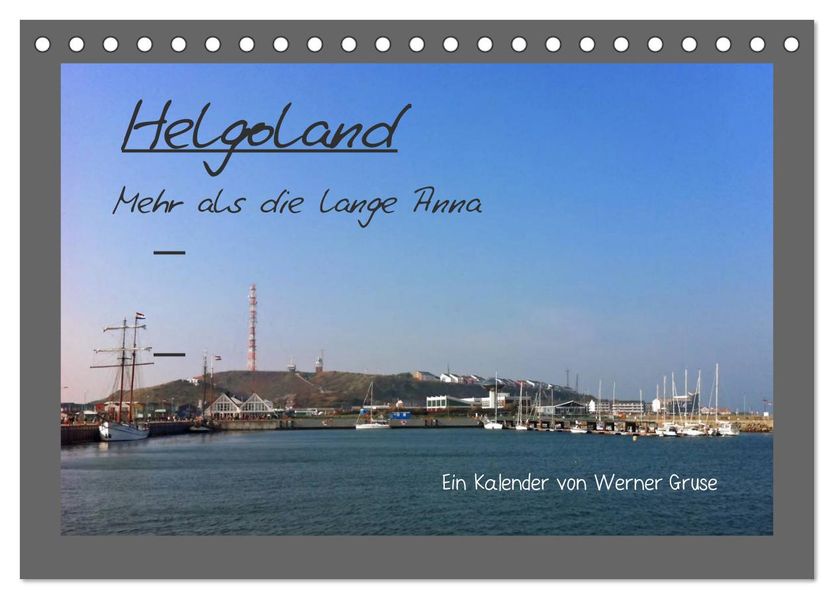 Helgoland (Tischkalender 2026 DIN A5 quer) CALVENDO Monatskalender