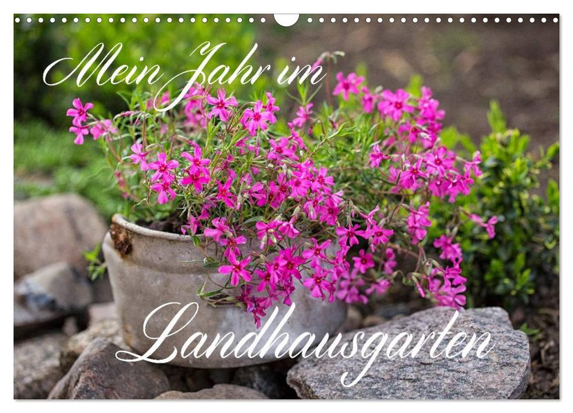 Mein Jahr im Landhausgarten (Wandkalender 2026 DIN A3 quer) CALVENDO Monatskalender