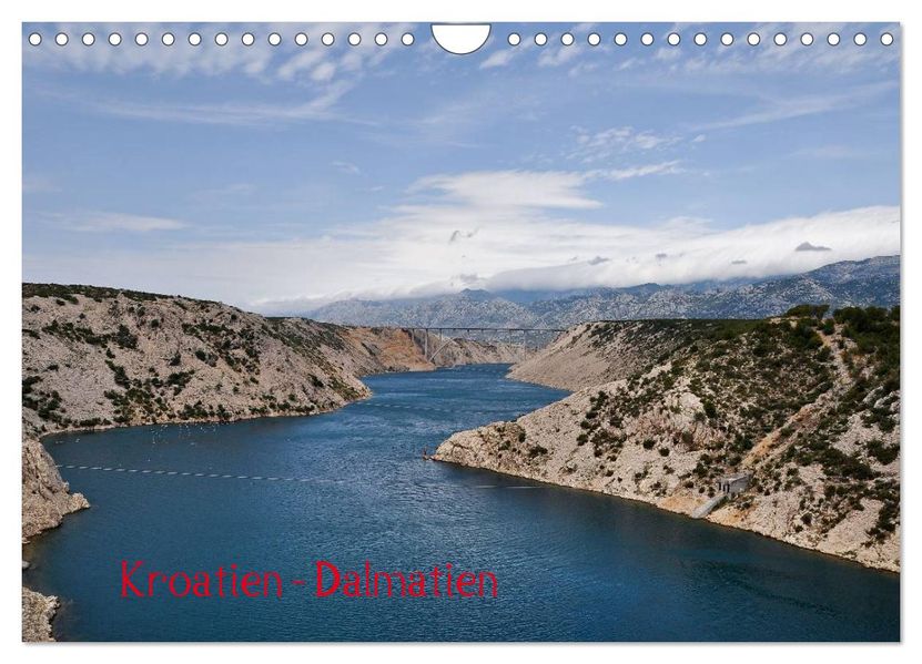 Kroatien - Dalmatien (Wandkalender 2026 DIN A4 quer) CALVENDO Monatskalender