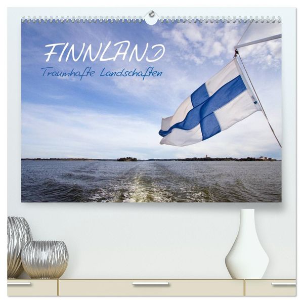 FINNLAND - Traumhafte Landschaften (CH - Version) (hochwertiger Premium Wandkalender 2026 DIN A2 quer) Kunstdruck in Hochglanz