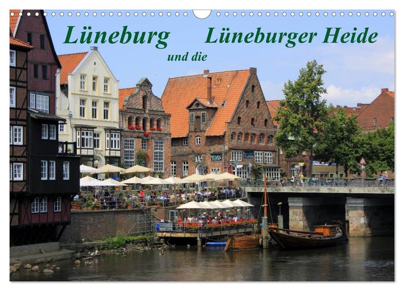 Lüneburg und die Lüneburger Heide (Wandkalender 2026 DIN A3 quer) CALVENDO Monatskalender
