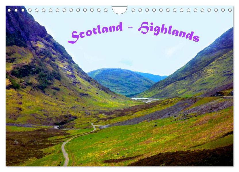 Scotland - Highlands (Wandkalender 2026 DIN A4 quer) CALVENDO Monatskalender
