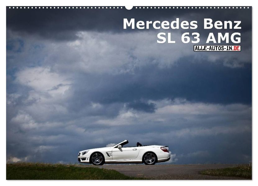 Mercedes-Benz SL 63 AMG (Wandkalender 2026 DIN A2 quer) CALVENDO Monatskalender