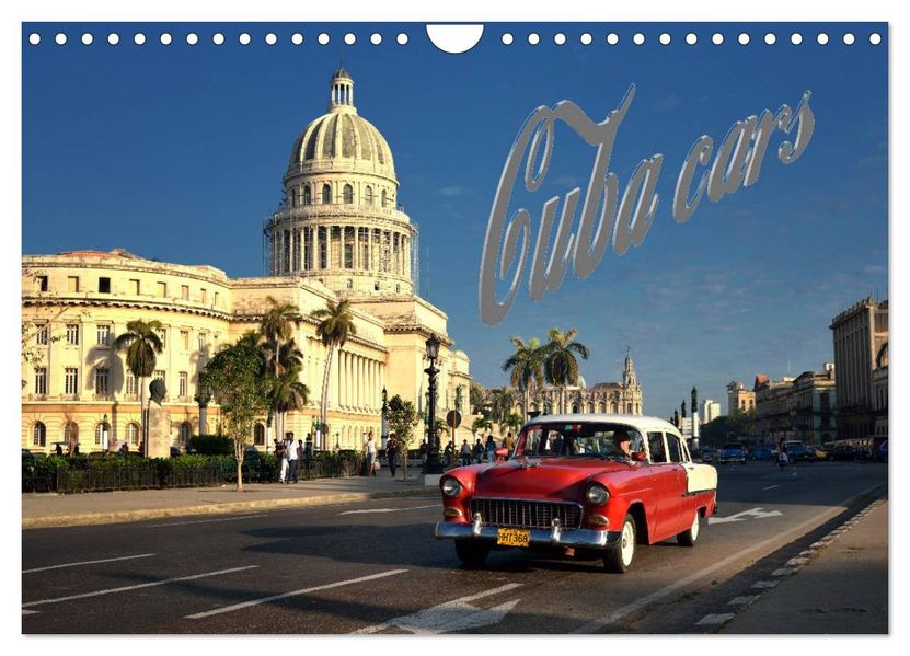 Cuba Cars (Wandkalender 2026 DIN A4 quer) CALVENDO Monatskalender