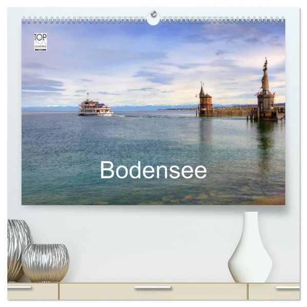 Bodensee (hochwertiger Premium Wandkalender 2026 DIN A2 quer) Kunstdruck in Hochglanz