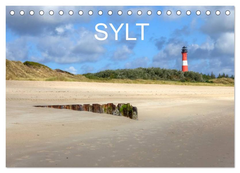 Sylt (Tischkalender 2026 DIN A5 quer) CALVENDO Monatskalender