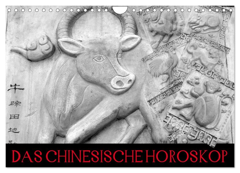 Das Chinesische Horoskop / Geburtstagskalender (Wandkalender 2026 DIN A4 quer) CALVENDO Monatskalender