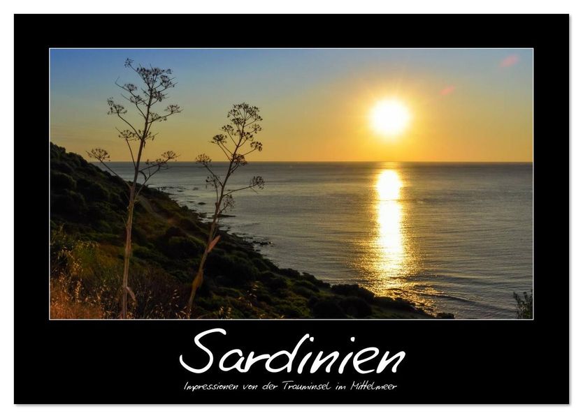 Die Trauminsel Sardinien (Tischkalender 2026 DIN A5 quer) CALVENDO Monatskalender