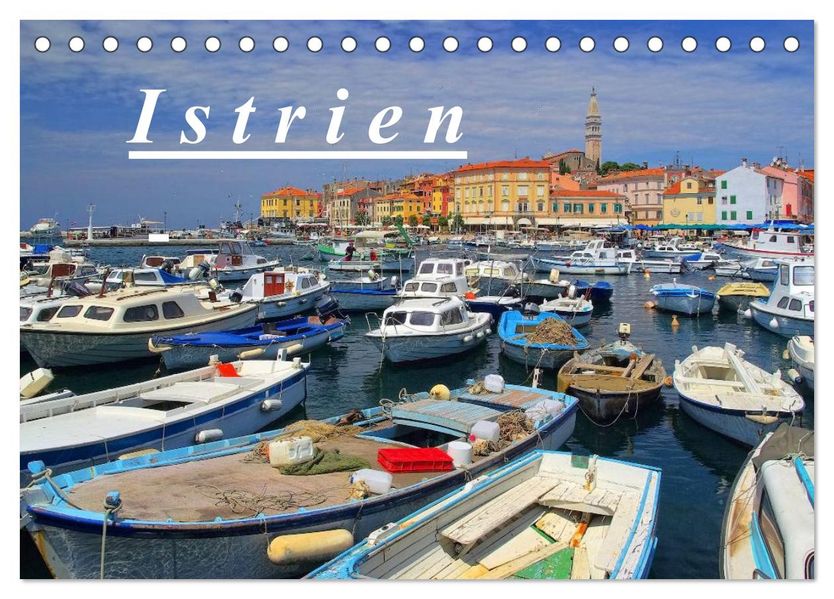 Istrien (Tischkalender 2026 DIN A5 quer) CALVENDO Monatskalender