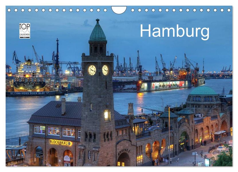 Hamburg (Wandkalender 2026 DIN A4 quer) CALVENDO Monatskalender