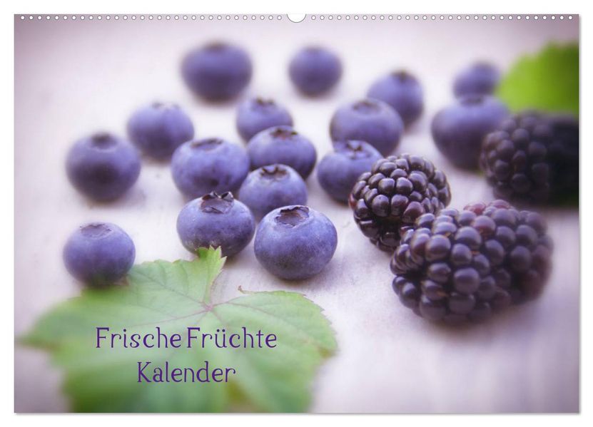 Frische Früchte Kalender (Wandkalender 2026 DIN A2 quer) CALVENDO Monatskalender