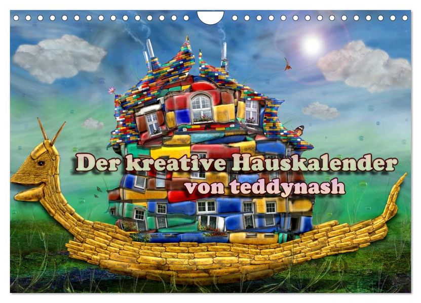 Der kreative Hauskalender (Wandkalender 2026 DIN A4 quer) CALVENDO Monatskalender