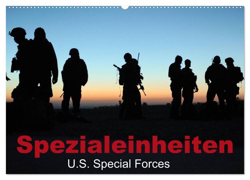 Spezialeinheiten U.S. Special Forces (Wandkalender 2026 DIN A2 quer) CALVENDO Monatskalender