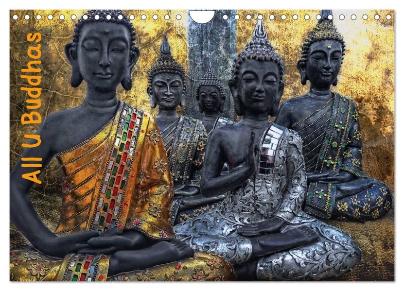 All U Buddhas (Wandkalender 2026 DIN A4 quer) CALVENDO Monatskalender
