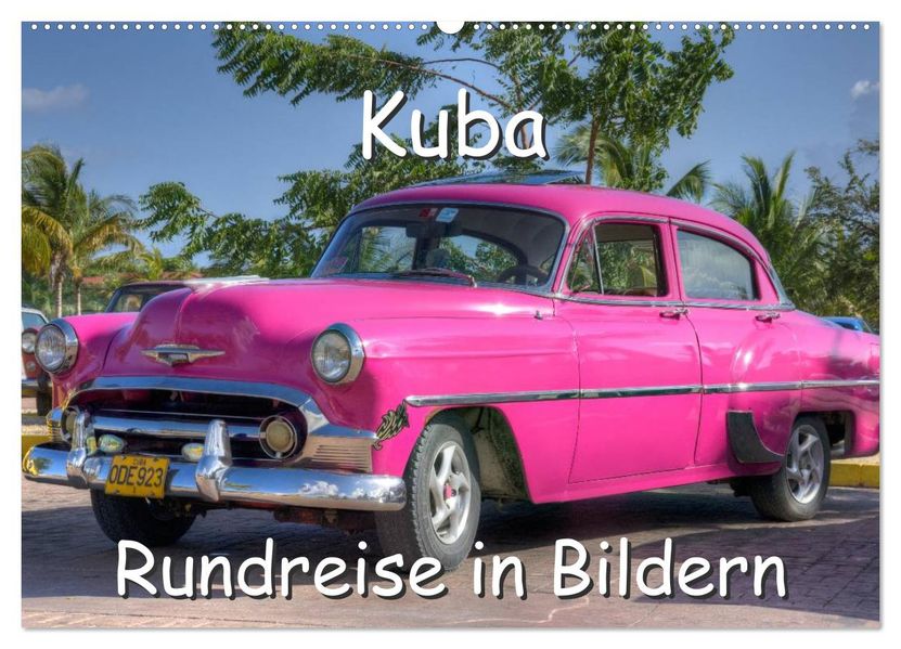 Kuba - Rundreise in Bildern (Wandkalender 2026 DIN A2 quer) CALVENDO Monatskalender