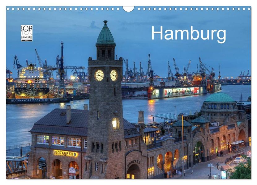 Hamburg (Wandkalender 2026 DIN A3 quer) CALVENDO Monatskalender