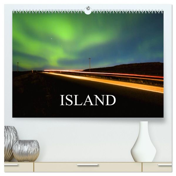 Island (hochwertiger Premium Wandkalender 2026 DIN A2 quer) Kunstdruck in Hochglanz
