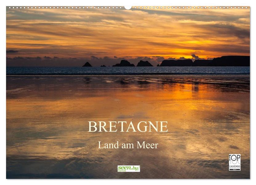 Bretagne - Land am Meer (Wandkalender 2026 DIN A2 quer) CALVENDO Monatskalender