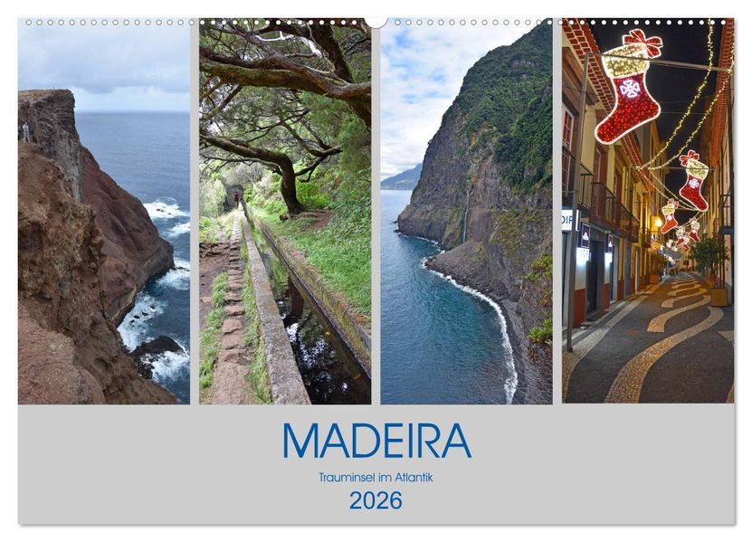 MADEIRA Trauminsel im Atlantik (Wandkalender 2026 DIN A2 quer) CALVENDO Monatskalender