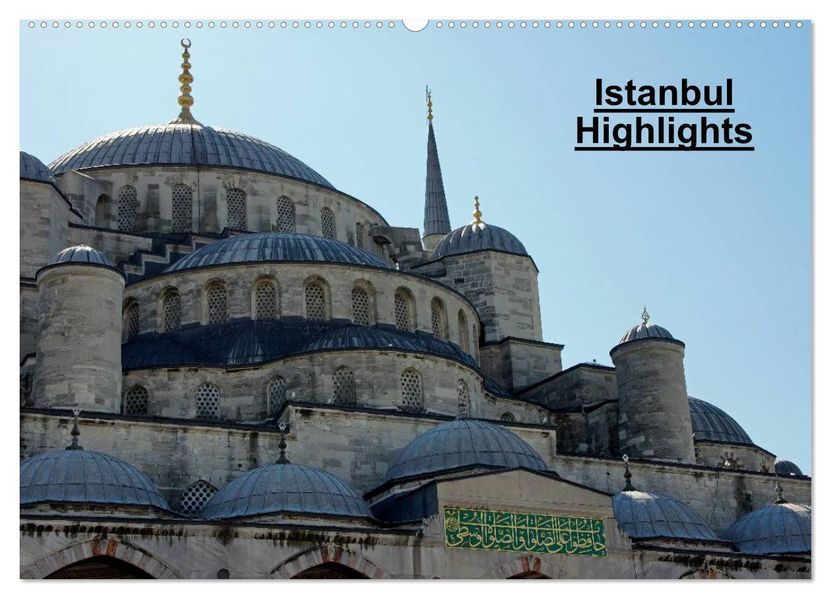 Istanbul Highlights (Wandkalender 2026 DIN A2 quer) CALVENDO Monatskalender