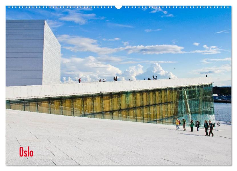 Oslo (Wandkalender 2026 DIN A2 quer) CALVENDO Monatskalender