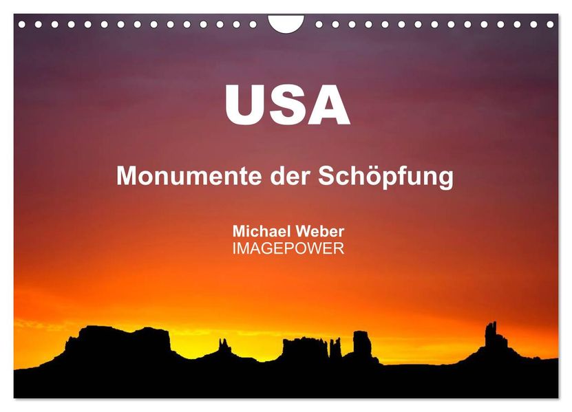 USA - Monumente der Schöpfung (Wandkalender 2026 DIN A4 quer) CALVENDO Monatskalender