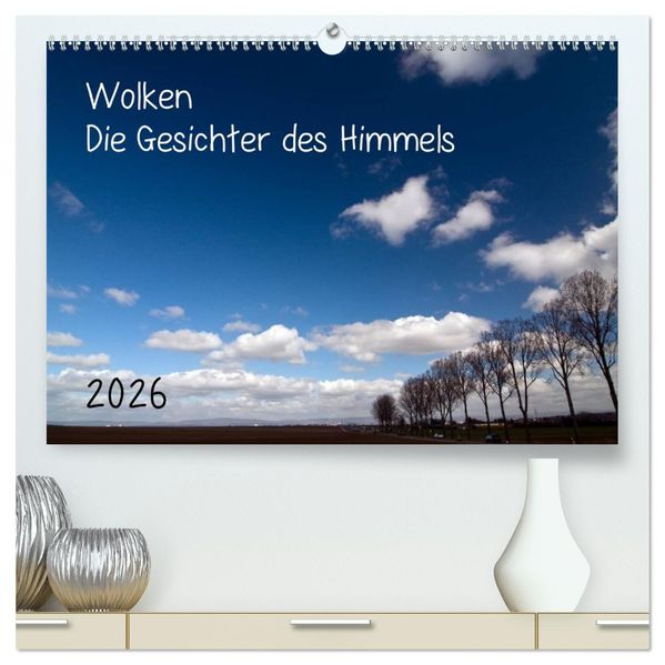 Wolken - Die Gesichter des Himmels (hochwertiger Premium Wandkalender 2026 DIN A2 quer) Kunstdruck in Hochglanz