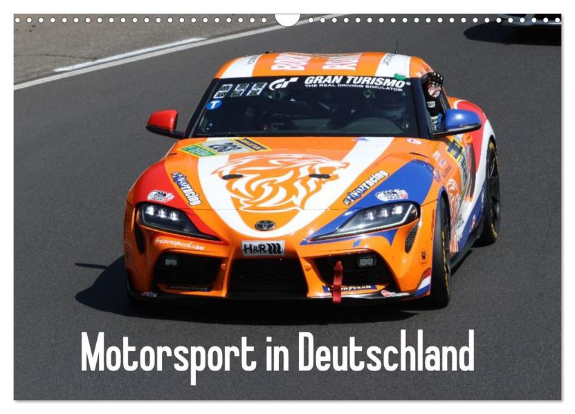 Motorsport in Deutschland (Wandkalender 2026 DIN A3 quer) CALVENDO Monatskalender