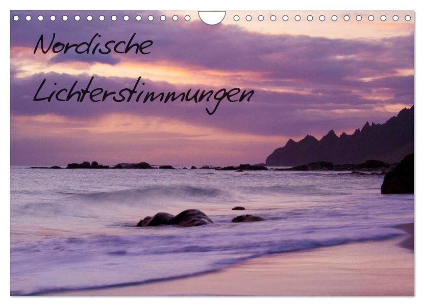 Nordische Lichterstimmungen (Wandkalender 2026 DIN A4 quer) CALVENDO Monatskalender
