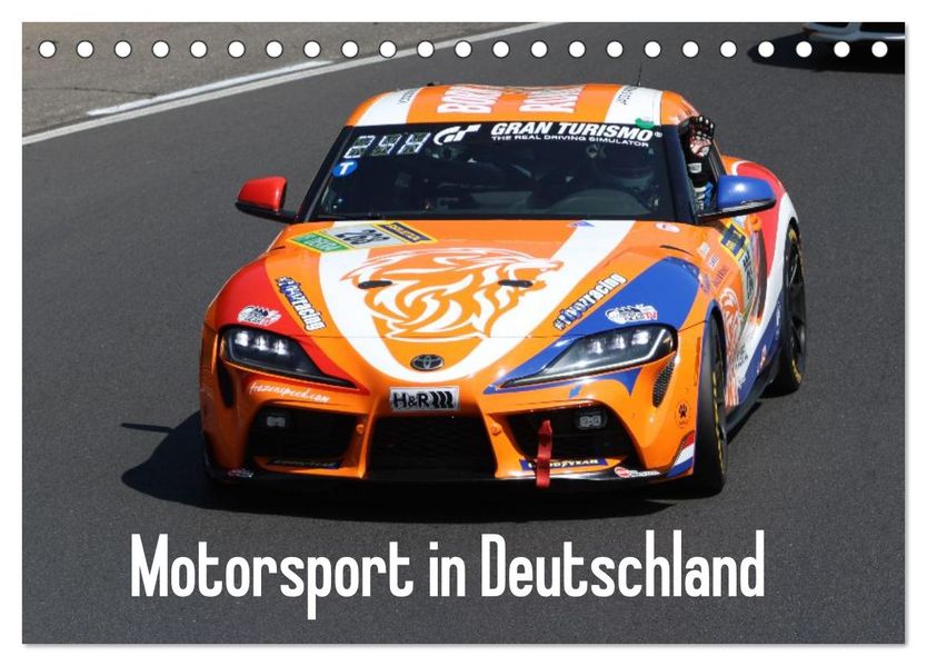 Motorsport in Deutschland (Tischkalender 2026 DIN A5 quer) CALVENDO Monatskalender