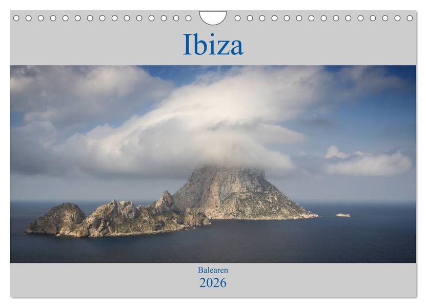 Ibiza - Balearen (Wandkalender 2026 DIN A4 quer) CALVENDO Monatskalender