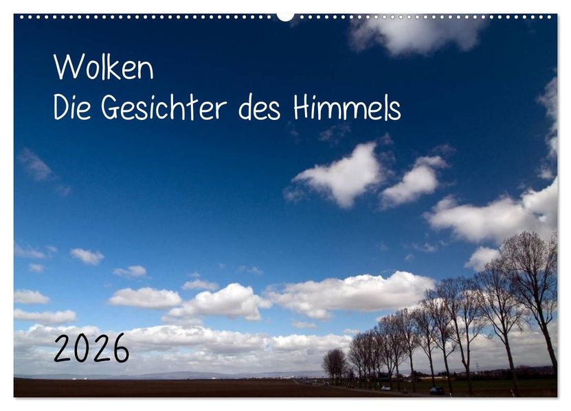 Wolken - Die Gesichter des Himmels (Wandkalender 2026 DIN A2 quer) CALVENDO Monatskalender