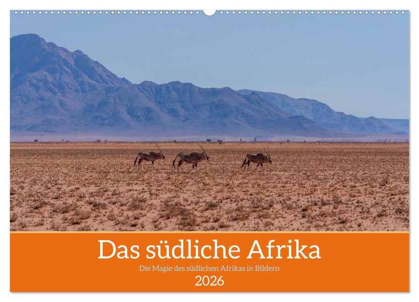 Das südliche Afrika 2026 (Wandkalender 2026 DIN A2 quer) CALVENDO Monatskalender