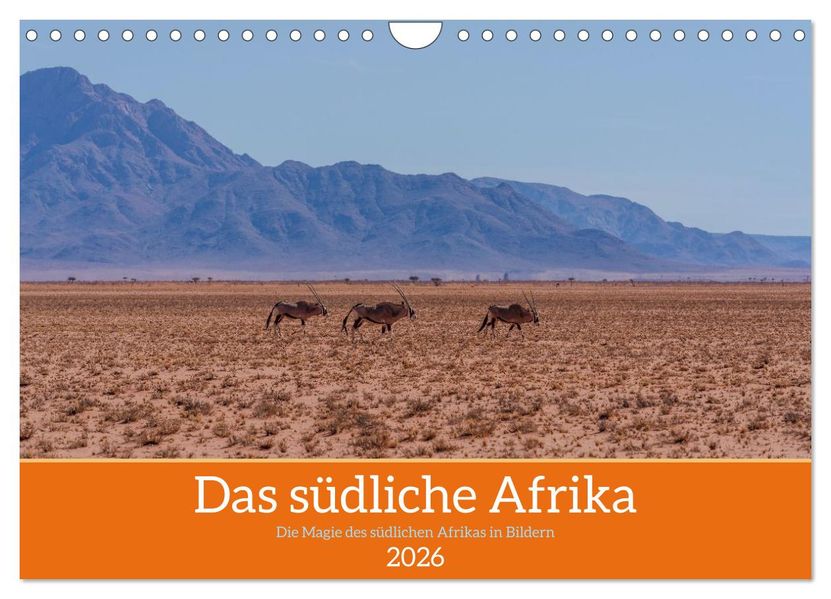 Das südliche Afrika 2026 (Wandkalender 2026 DIN A4 quer) CALVENDO Monatskalender