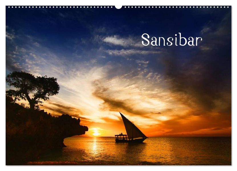 Sansibar (Wandkalender 2026 DIN A2 quer) CALVENDO Monatskalender