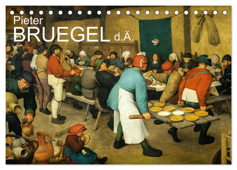 Pieter Bruegel d.Ä. (Tischkalender 2026 DIN A5 quer) CALVENDO Monatskalender