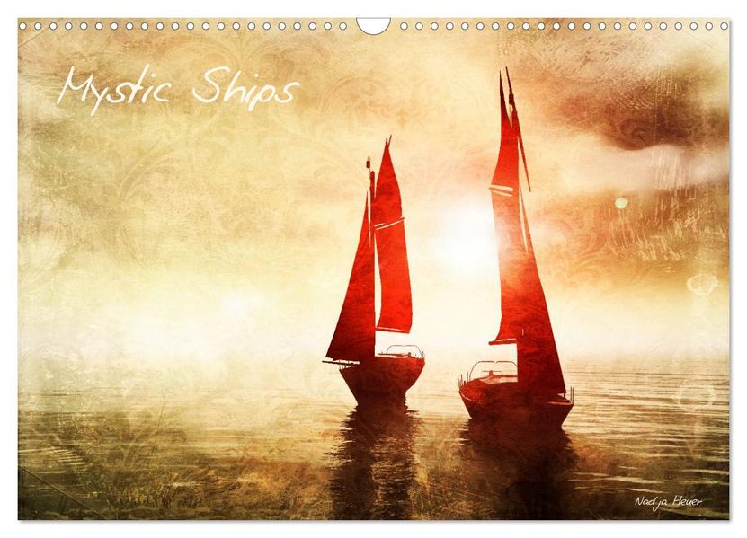 Mystic Ships (Wandkalender 2026 DIN A3 quer) CALVENDO Monatskalender