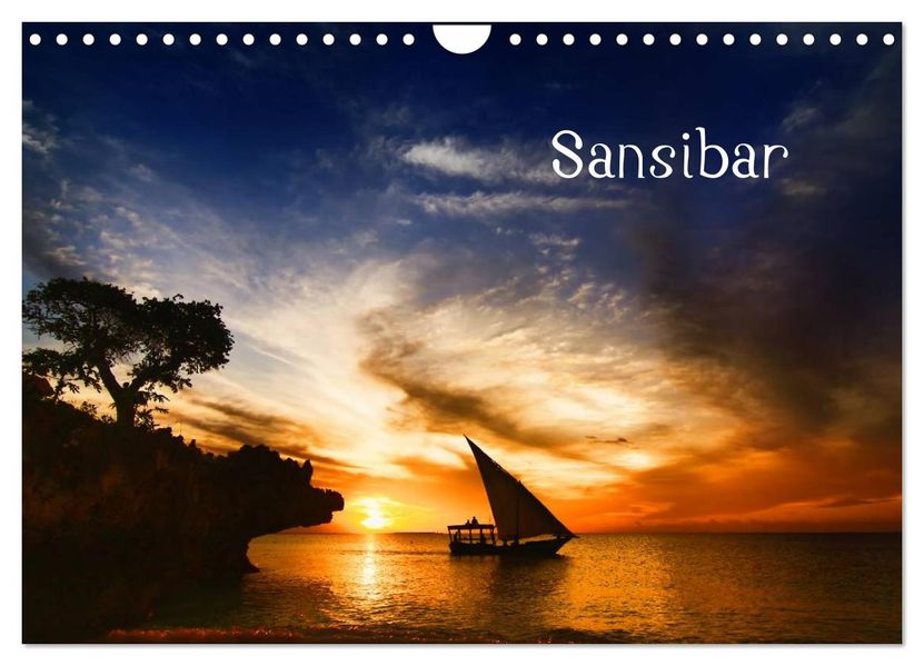 Sansibar (Wandkalender 2026 DIN A4 quer) CALVENDO Monatskalender