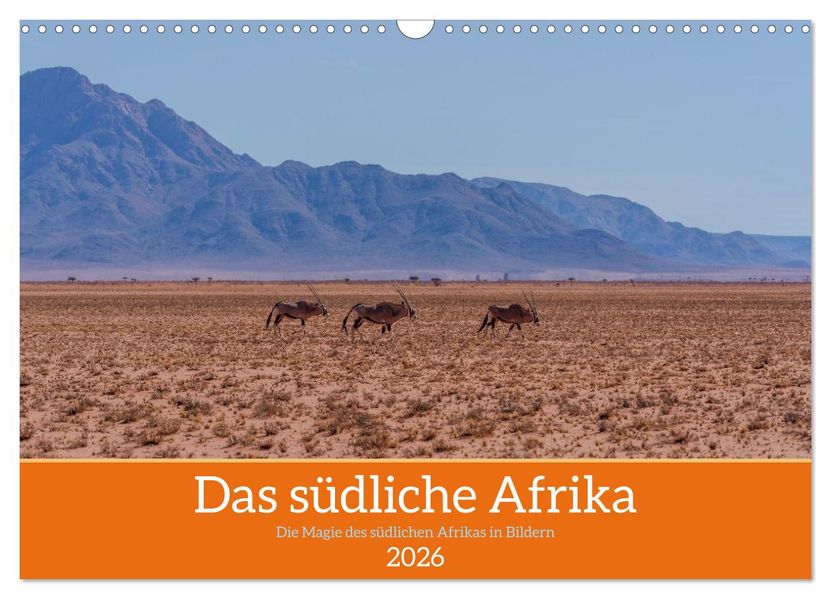 Das südliche Afrika 2026 (Wandkalender 2026 DIN A3 quer) CALVENDO Monatskalender