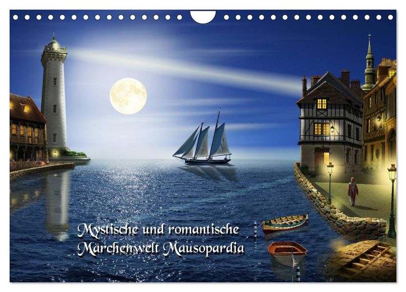 Mystische und romantische Märchenwelt Mausopardia (Wandkalender 2026 DIN A4 quer) CALVENDO Monatskalender