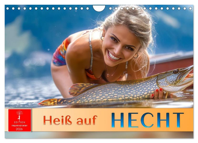 Heiß auf Hecht (Wandkalender 2026 DIN A4 quer) CALVENDO Monatskalender