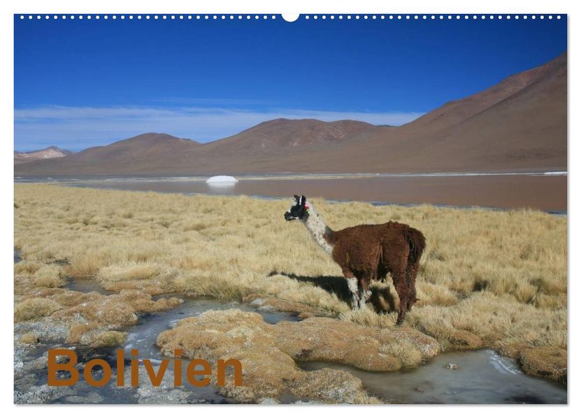 Bolivien (Wandkalender 2026 DIN A2 quer) CALVENDO Monatskalender